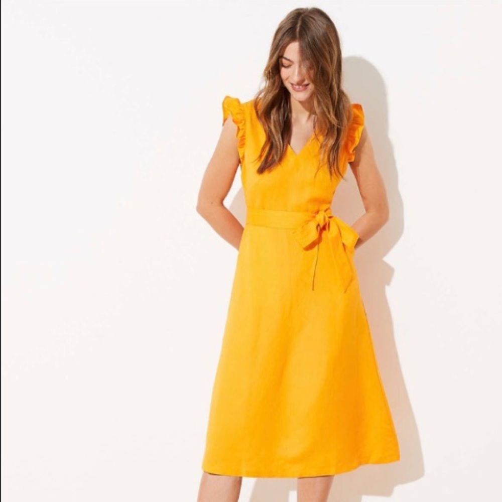 Cutout Button Back Midi Dress